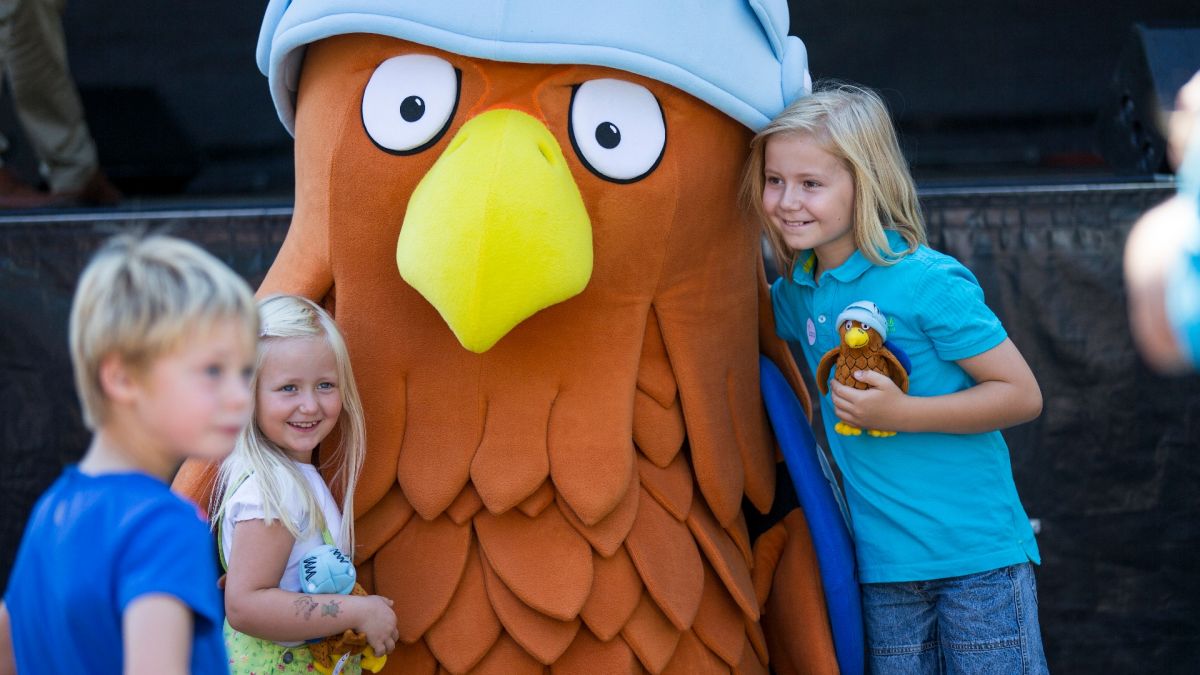 Falko beim Museumsfest